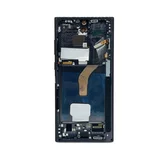 Дисплей Samsung S908B S22 Ultra в сборе черный (Копия - Soft OLED)