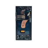 Дисплей Samsung S918B S23 Ultra в сборе черный (Копия - Soft OLED)