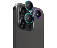 Защитная накладка ANANK на камеру iPhone 15 Pro/15 Pro Max пламенный титан (комплект 3шт)