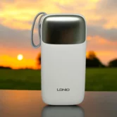 Внешний АКБ 30000 mAh Ldnio PQ30 + кабель Type-C, lightning, белый