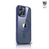 Чехол iPhone 11 NY Matte MagSafe (синий)
