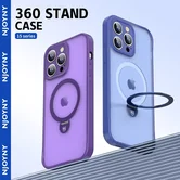 Чехол iPhone 11 NY Stand MagSafe (синий)