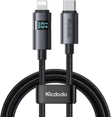 Кабель McDodo CA-6570 Type-C - Lightning 36W, черный, 1,2м