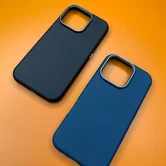 Чехол iPhone 16 NY-39 Leather (черный)