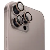 Защитная накладка ANANK на камеру iPhone 16 Pro/16 Pro Max темно-золотая (комплект 3шт)