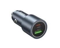 АЗУ-1USB + 1USB-C Hoco Z60, 48W, PD30W, QC3.0 серый