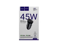 АЗУ-2USB-C Hoco NZ16B Rigorous PD45W, серый