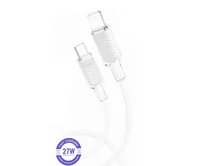 Кабель Borofone BU56 PD Type-C - Lightning белый, 1,2м