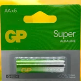 Батарейка AA GP Super G-Tech LR06 5-BL отрывные (1шт)