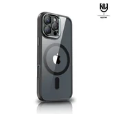 Чехол iPhone 14 NY Matte MagSafe (черный)