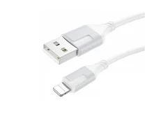 Кабель Borofone BX101 Lightning - USB белый, 2,4A, 1м