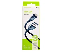 Кабель Borofone BX101 Lightning - USB черный, 2,4A, 1м