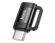 OTG Hoco UA31E Type-C папа to Lightning мама USB2.0 черный