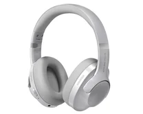 Наушники с Bluetooth Deppa Stereo Ultra ANC, BT 5.4, ANC/ENC, 500mAh, серебристые