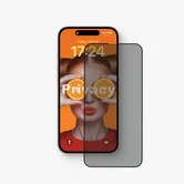 Защитное стекло iPhone 16 Pro Max  ANANK 2.5D приватное черное 