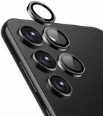 Защитная накладка ANANK на камеру Samsung S25+ черная (комплект 3шт)