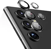 Защитная накладка ANANK на камеру Samsung S25 Ultra черный титан (комплект 5шт)