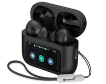 Bluetooth стереогарнитура Deppa AirPro3 ANC, TWS, BT 5.3, 350mAh, LCD, черная