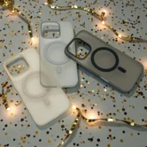 Чехол iPhone 16 Pro Max KEEPHONE AirSkin Pro (дессерт титан)