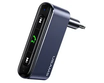 Bluetooth ресивер Usams US-SJ519, 3,5 jack, серый