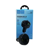 FM Modulator Hoco E82 Bluetooth, QC, PD30W черный