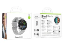 Часы Hoco Y31 Smart sports watch серебро (поддержка звонков)