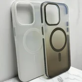 Чехол iPhone 16 Pro Max Njoyny NY-09 MagSafe (фиолетовый)