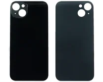 Задняя крышка (стекло) iPhone 14 Plus темная ночь (черная) 1кл
