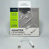 Переходник- адаптер Lightning - 3.5 jack, белый, Deppa, 72404