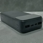 Внешний АКБ 20000 mAh Borofone BJ76A + 4 кабеля, черный