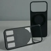 Чехол-Накладка iPhone 16 Pro Njoyny Met-44 Leather (черный)